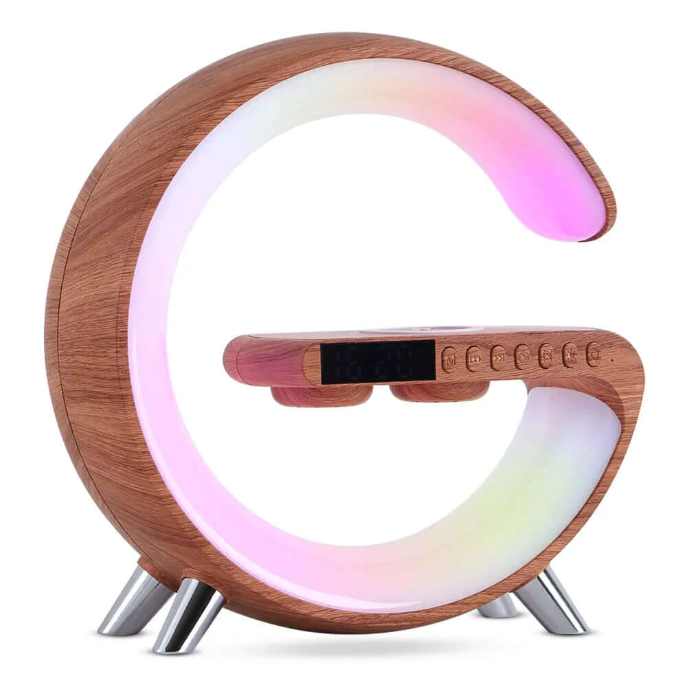 New Intelligent G Shaped LED Lamp Bluetooth Speake Wireless Charger Atmosphere Lamp App Control For Bedroom Home Decor Heyang Industrial Co., Ltd