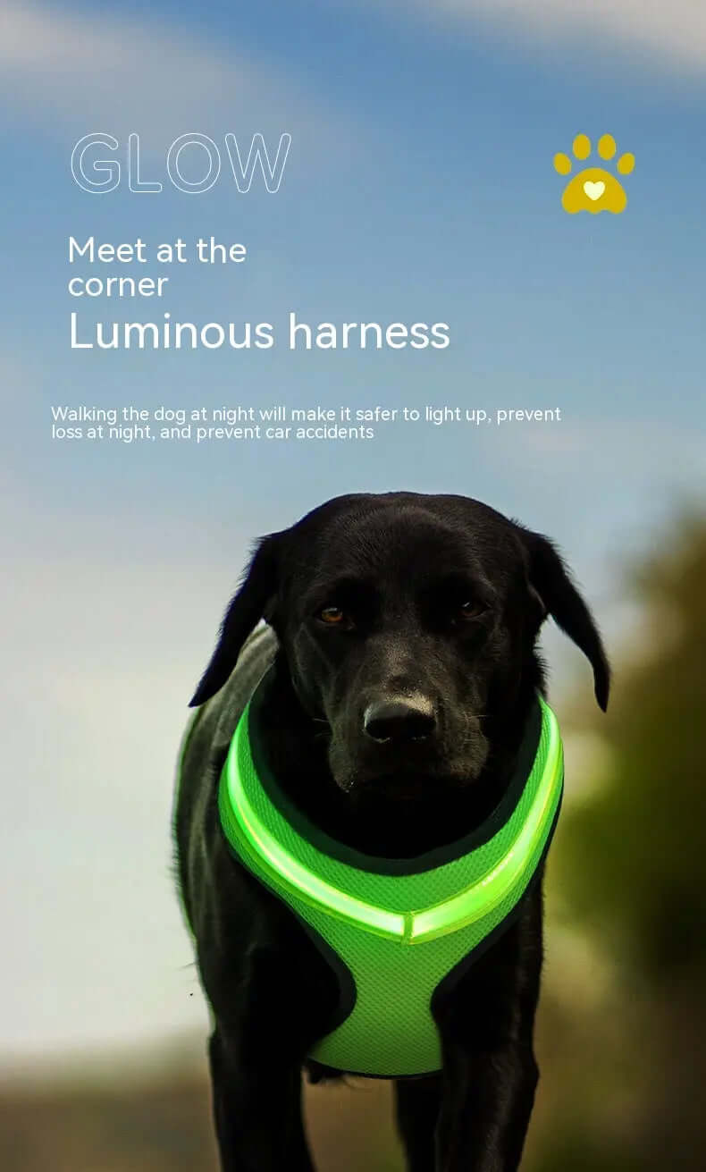 LED leuchtendes Hundegeschirr tip-shop