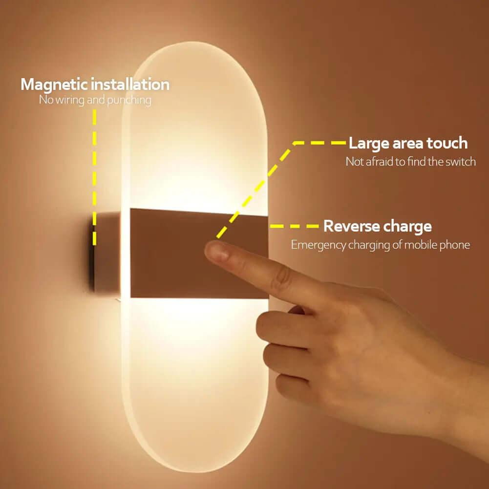 Wandleuchte mit USB-Ladefunktion für den Innenbereich Yiwu Renfan Trading Co., Ltd