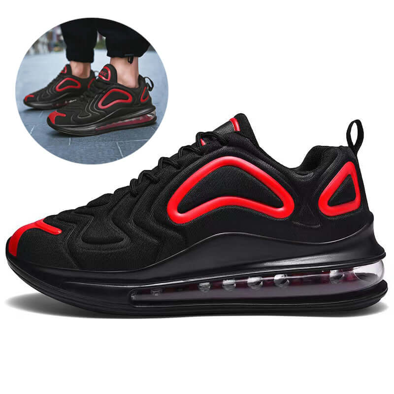 Casual Air Cushion Schwarze Schuhe Herren Outdoor