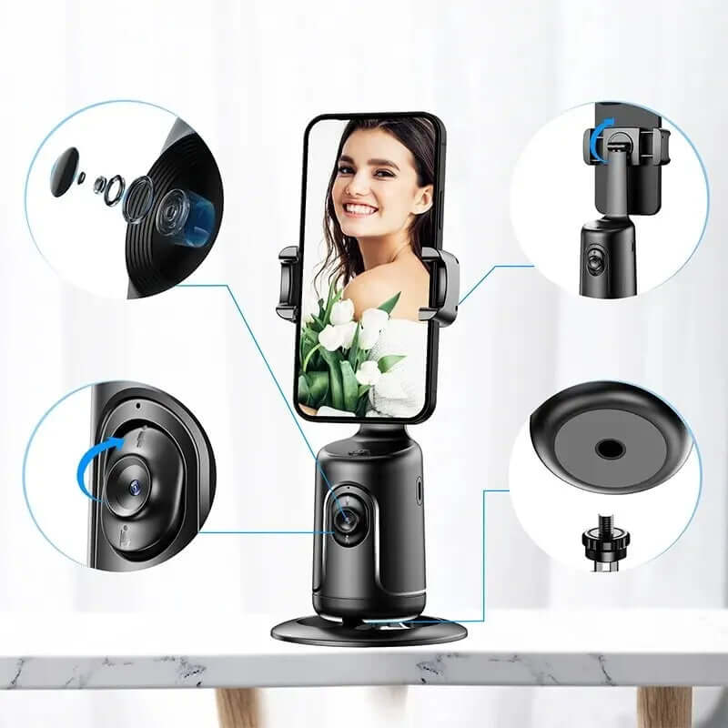 360 Auto Face Tracking Gimbal AI Smart Gimbal Gesichtsverfolgung Automatischer Telefonhalter